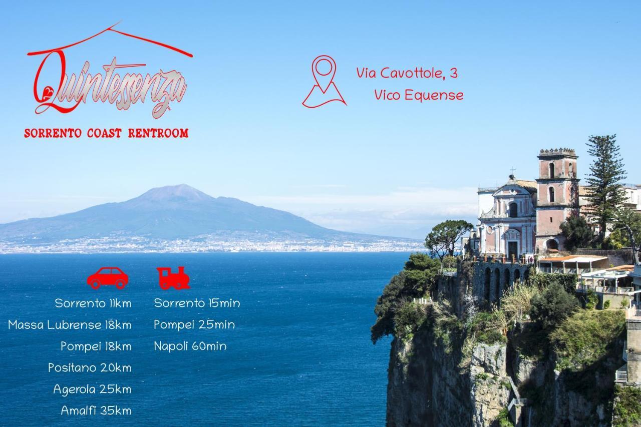 Quintessenza - Sorrento Coast Rentroom Vico Equense Dış mekan fotoğraf
